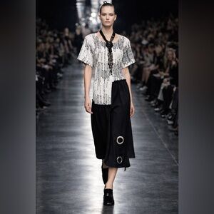 Y2K,Helen’s Heart,Abstract.Asymmetrical  Mixed-Media Grommet Art Dress Size M